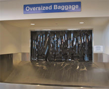 Load image into Gallery viewer, Black Strip Curtain Door Kit "Blackout Strip Curtains"