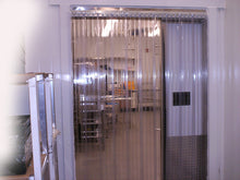 Load image into Gallery viewer, Freezer Strip Curtain Door Kit - Covers Up To 48" W X 96" H - Pvc Strips with Hardware
