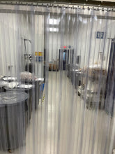 Load image into Gallery viewer, Industrial Strip Curtain Door Kit - Covers Up To 120&quot; W X 120&quot; H