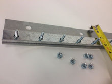 Load image into Gallery viewer, Face Mount Strip Door Hardware - 14 Gauge Steel 5&#39; Section - Includes Lock Plates and Nuts