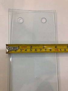 4" X .06" Freezer Grade Replacement Strip From 72" long each with holes.