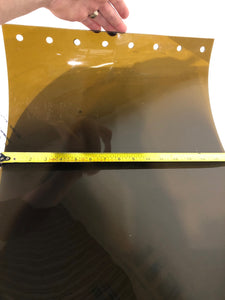 16"Wide  x .160" (4mm) Amber Weld PVC - Sold By The Foot - Choose Total Quantity of Feet Required.