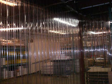 Load image into Gallery viewer, Strip Door Curtain Ribbed Complete Kit