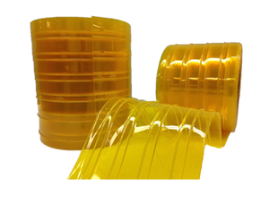 12" x .120" (3mm) Yellow Ribbed PVC - Sold By The Foot - Choose Total Number of Feet Required.