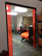 Load image into Gallery viewer, Industrial Strip Curtain Door Kit - Covers Up To 96&quot; W X 120&quot; H